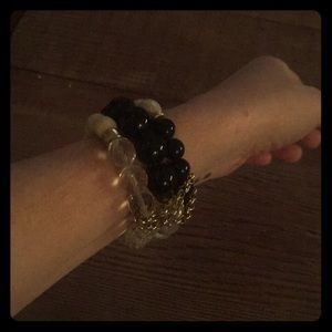 Chunky but fitted bracelet